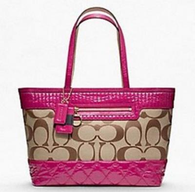 discount coach bags - 18676 rose pink